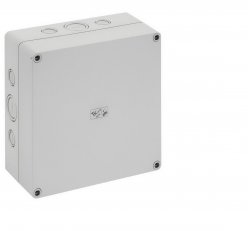Prázdná skříň TK PC 1818-8f-m šedá IP66 IK08 182x180x84mm SPELSBERG 12791301