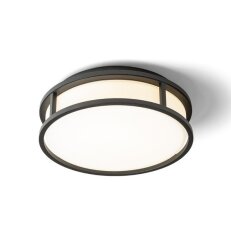 GRANDE LED 25 stropní opálové sklo/černá 230V LED 12W IP44 3000K RENDL R13677