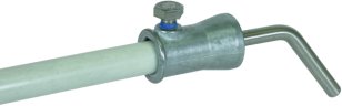 Upevňovací adaptér 130° nerez s objímkou odlitek Zn, D 16mm pro DEHNiso 106342