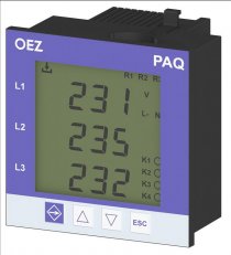 PAQ-10-U024 Analyzátor sítě měření, napájení 24 ÷ 65 V  OEZ:46745