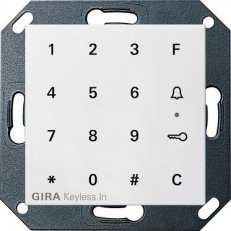 Keyless In kódovací klávesnice System 55 čistě bílá GIRA 260503