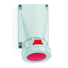 Zásuvka nástěnná 63A 5p 400V IP67 6h Quick-Connect BALS 110413