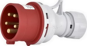 ETI Průmyslová vidlice na pohyblivý přívod 3F s reverzací IP44 16A 400V 3p+N+PE