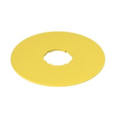 PIZZATO Žlutý štítek, průměr 90 mm, bez popisu