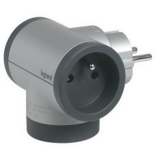 ROZBOČOVAČ OTOČNÝ 3X2P+T, NABÍJEČKA USB A+C HLINÍK LEGRAND 049439 (zloděj)