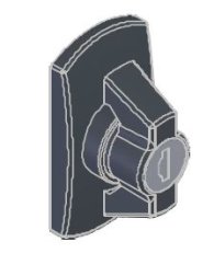 Lidokov 03.905 Zámek motýlkový pro mechanismus