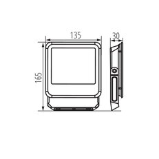 LED reflektor IQ-LED FL-20W-NW, KANLUX 33881