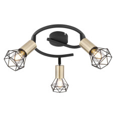 Stropní svítidlo XARA I černá 3xE14, max. 40W 230V GLOBO 54802S-3AB