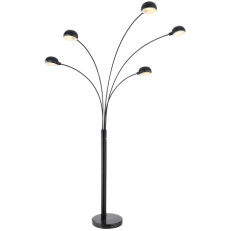 Stojací lampa SEYMOUR černá 5x E14, max. 40W 230V GLOBO 58228NB