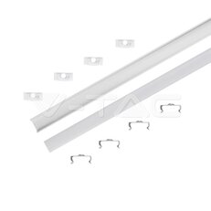 Aluminum Profile 2000*16*7MM Milky VT-9117 V-TAC SKU3370
