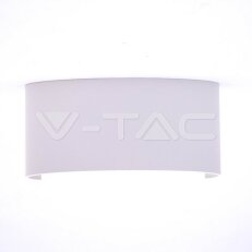 6W LED Wall Light Sand White IP54 3000K