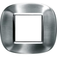 Legrand HB4802AXS BTAX RÁMEČEK 2M OCEL AL.BROUŠ.