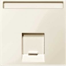 Merten Centrální deska datové zásuvky 1xRJ45 White Cream SCHNEIDER MTN469844
