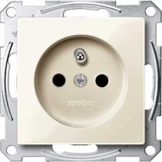Merten Zásuvka 2P+E 250V /16A šroubová White Cream SCHNEIDER MTN2600-0344