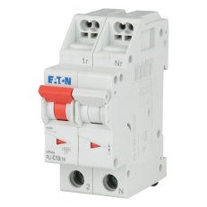 PLI-C10/1N Jistič PLI (bezšroubové svorky nahoře) char C 1+N-pólový 10kA 10A
