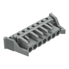 Pružinová svorkovnice THT úhlová 5 mm šedá 7pól. WAGO 232-237/039-000