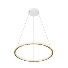 ONE CUBE UP/DOWN závěsné svítidlo, 300 cm, 3000 K, DALI 2, Touch, bílá