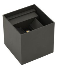 Fasádové svítidlo VALIT 12W 4000K 1100lm IP65 čtverec grafit BEMKO 107190
