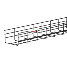 Drátěný kabelový nosník, 100 x 400 x 3000 mm, černý zinek WBT100X400BG 823052