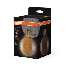 Vintage 1906Ž LED CLASSIC GLOBE 1.8W 822 Gold E27 OSRAM 4099854551864