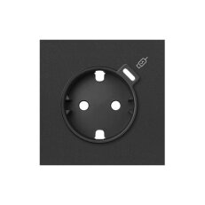 Kryt 1 násobný k zásuvce silové typ F s