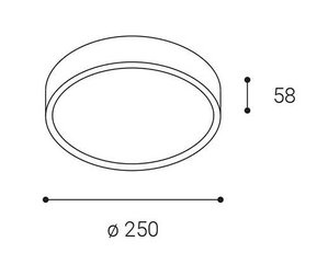 Svítidlo MIRA 25, W DIM 18W 3CCT 3000K/4000K/5700K LED2 1234251D