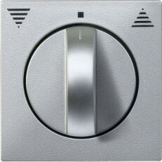 Centrální deska, Merten System M, pro žaluzie, aluminium, matný plast 569860