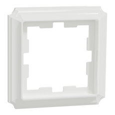 Rámeček Merten D-Antique, jednonásobný, lotus white, lesklý plast MEG4010-4735