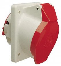 Walther 530504 Vestavná zásuvka 32A 5P 110V 4h IP44, šikmá