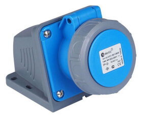 Nástěnná zásuvka 3x16A/IP67, Quick Connect TP ELECTRIC 316-6-ZN-Q-G