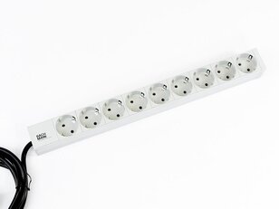 Bachman 333.401 19'' 1U 9xCEE7/3 power 2,0m CEE7/7