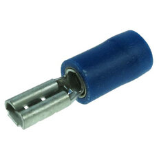Objímka plochá poloizolovaná, 1,5-2,5mm2/2,8x0,8mm PVC (BF-F308) OPP 2,5-28