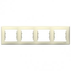 Sedna Rámeček čtyřnásobný, Beige SCHNEIDER SDN5800747
