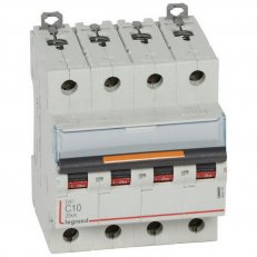 DX3 JISTIČ, 4 PÓLOVÝ, CHAR. C,10A 25KA LEGRAND 409793