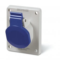 Zásuvka TYP ,,3A" 230V/16A, 1P+N+PE+CP, IP44 SCAME 200.01663