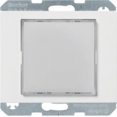 LED signální světlo, červeno / zelené, K.1, bílá lesk BERKER 29527009