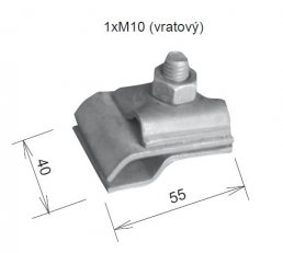 Okapová svorka SO malá Uni, N Kovoblesk 23757