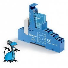 Vazební člen, 2P/8A, 24V DC, BS Push-in FINDER 48.P5.7.024.0050