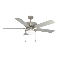 Stropní ventilátor BALLINA AC E27 d1320 NI/SI/dub 80W IP20 EGLO 35078