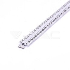 Aluminum Profile Set Milky Gypsum Narrow 2000mm, VT-8102 V-TAC SKU3360
