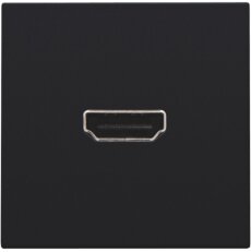 Zásuvka HDMI-HDMI-BLACK COATED NIKO 161-69417