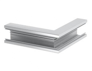 Vnější roh OBO GA-SA70110EL, pro kanál Rapid 80, 70x110mm, Hliník, Alu eloxováno