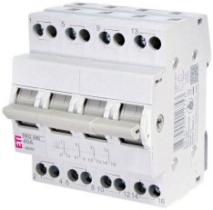 Modulový přepínač I-0-II SSQ 440 4p kat. AC-22A 40A 230/400V AC ETI 002421445