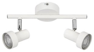 Konrad GU10 2x 50W IP20 bílá RABALUX 5355