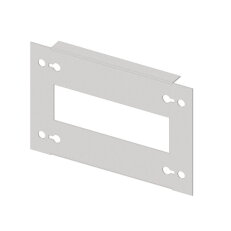 dělený panel 208mm G3 plech, 7TE pro šíř