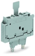 Pojistkový modul, se sponkou, pro pojistkovou vložku G 5x30 mm, šedá