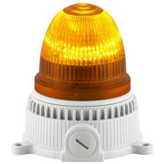 Svítidlo signální OVOLUX LED 12/24V ACDC IP65 M16 oranžová světle šedá 38802