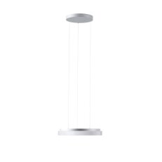 Závěsné LED svítidlo s plastovým stínidlem OSMONT CORVUS LE1 25W IP40 4K stříbro