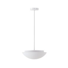 Závěsné svítidlo se skleněným stínidlem OSMONT AURA P3 2x10W IP40 E27 bílá