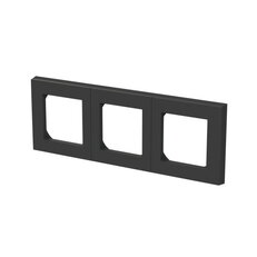 Trojrámeček ABB LEVIT M (3901H-A05030 63) onyx/kouřová černá BLISTR